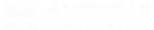 American Water Damage Restoration LLC Logo White Transparent